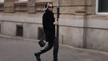 Οι μπότες πάνω από το γόνατο κάνουν comeback και έτσι θα τις φορέσετε με στιλ