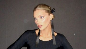 Το festive beauty look της Elsa Hosk αποπνέει balletcore vibes και είναι το τέλειο inspo!