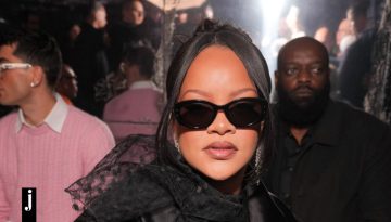 H iconic εμφάνιση της Ριάνα με total black Dior σύνολο στο ντεμπούτο του Τζόναθαν Άντερσον