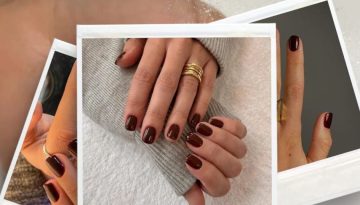 Maroon nails: Το μανικιούρ που συνδυάζεις τις δύο πιο σοφιστικέ αποχρώσεις του χειμώνα
