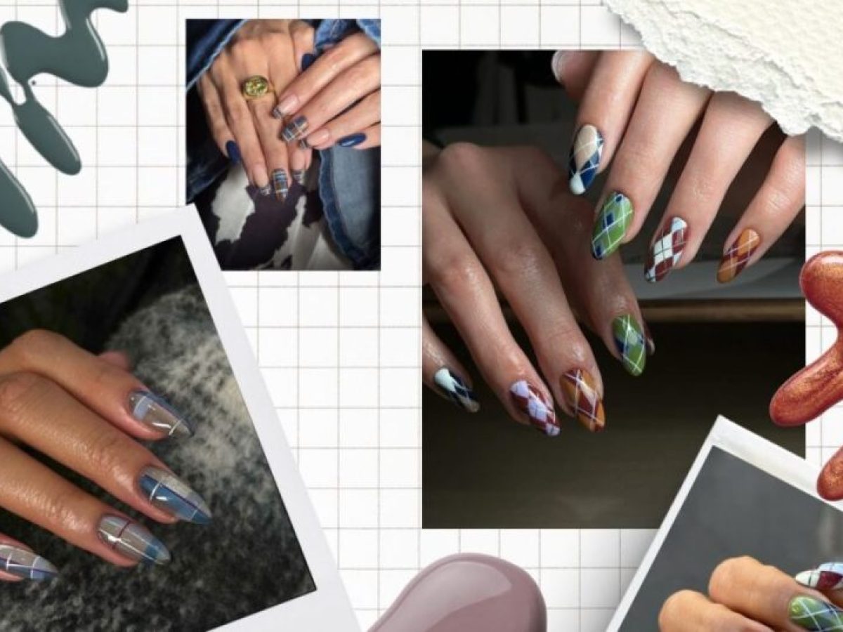 Pringle Plaid: To χειμωνιάτικο μανικιούρ που αναβαθμίζει τα νύχια σου με το πιο stylish τρόπο