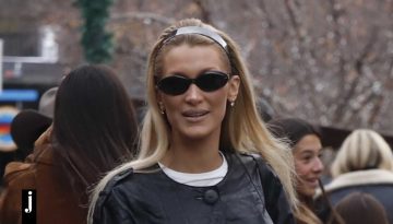 Total white τον χειμώνα; Η Μπέλα Χαντίντ λέει «ναι» στο πιο απροσδόκητο χρώμα για την εποχή και ξέρουμε πώς θα αντιγράψουμε το στιλ της