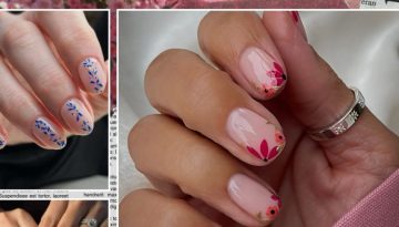 Floral νύχια: Η ρομαντική πλευρά του μανικιούρ