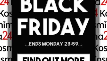 Black Friday – «Μαύρη» αλλά και λαμπερή αφού υπάρχει το… Kosmima24!