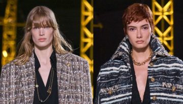 Στο show του οίκου Chanel τα ατημέλητα pixie κουρέματα και οι πυκνές αφέλειες άφησαν το αποτύπωμά τους