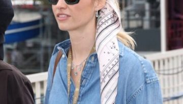 Beatrice Borromeο: Η boho εμφάνιση με double denim