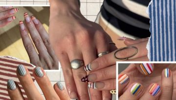 Stripped Nails: Αυτά τα νύχια επιλέγουν τώρα τα πιο διάσημα It girls