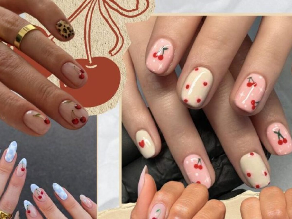 Cherry nails: Το πιο χαριτωμένο και juicy μανικιούρ του καλοκαιριού