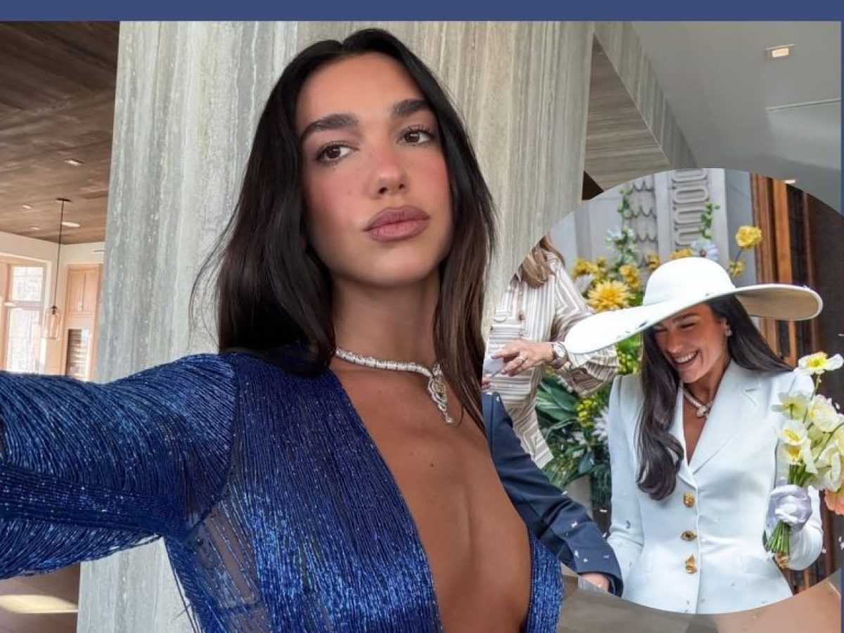Dua Lipa: To νυφικό της beauty look ήταν εμπνευσμένο από την θρυλική Bianca Jagger