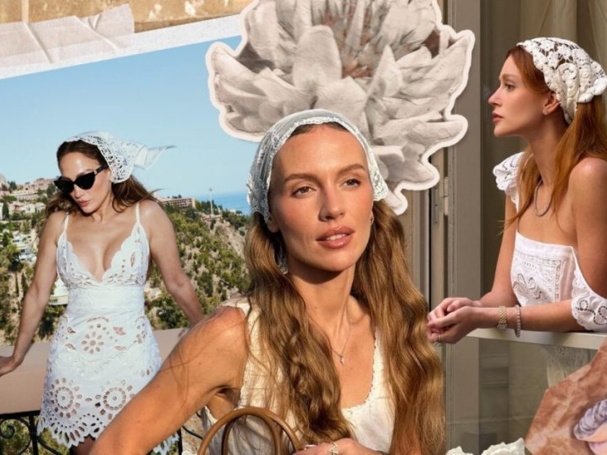 Το δαντελένιο μαντήλι  είναι το πιο chic αξεσουάρ μαλλιών του καλοκαιριού που δεν αποχωρίζονται οι celebrities