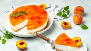 Cheesecake &mu;&epsilon; &rho;&omicron;&delta;ά&kappa;&iota;&nu;&alpha;: &Tau;&omicron; &pi;&iota;&omicron; &delta;&rho;&omicron;&sigma;&epsilon;&rho;ό &gamma;&lambda;&upsilon;&kappa;ό &tau;&omicron;&upsilon; &kappa;&alpha;&lambda;&omicron;&kappa;&alpha;&iota;&rho;&iota;&omicron;ύ