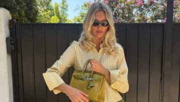 Butter Yellow &kappa;&alpha;&iota; Olive Green: &Eta; Elsa Hosk &upsilon;&pi;&omicron;&gamma;&rho;ά&phi;&epsilon;&iota; &tau;&omicron;&nu; &pi;&iota;&omicron; sophisticated &chi;&rho;&omega;&mu;&alpha;&tau;&iota;&kappa;ό &sigma;&upsilon;&nu;&delta;&upsilon;&alpha;&sigma;&mu;ό &mu;&epsilon; mix n&rsquo; match &mu;&omicron;&tau;ί&beta;&alpha;