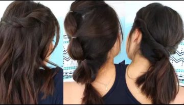 EXTRA EASY No Heat Hairstyles For Short Hair | Back To School 2017