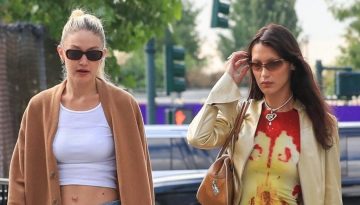 Gigi & Bella Hadid: &Omicron;&iota; &alpha;&delta;&epsilon;&lambda;&phi;έ&sigmaf; &pi;&omicron;&zeta;ά&rho;&omicron;&upsilon;&nu; &xi;&alpha;&nu;ά &mu;&alpha;&zeta;ί &mu;&epsilon;&tau;ά &alpha;&pi;ό &kappa;&alpha;&iota;&rho;ό &gamma;&iota;&alpha; &tau;&omicron; brand &tau;&eta;&sigmaf; Gigi