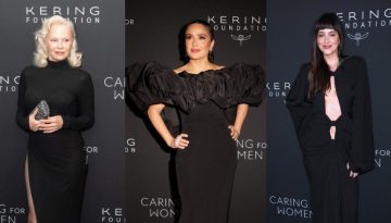 Kering Foundation Caring For Women&nbsp;Dinner: &Omicron;&iota; &delta;&iota;ά&sigma;&eta;&mu;&epsilon;&sigmaf; έ&lambda;&alpha;&mu;&psi;&alpha;&nu; &sigma;&tau;&eta; &phi;&iota;&lambda;&alpha;&nu;&theta;&rho;&omega;&pi;&iota;&kappa;ή &beta;&rho;&alpha;&delta;&iota;ά &mu;&epsilon; black looks